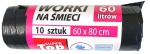 Worki na śmieci 60L/25rol po 10 szt. - DOSTAWA GRATIS