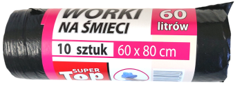 Worki na śmieci 60L/50rol po 10 szt. - DOSTAWA GRATIS