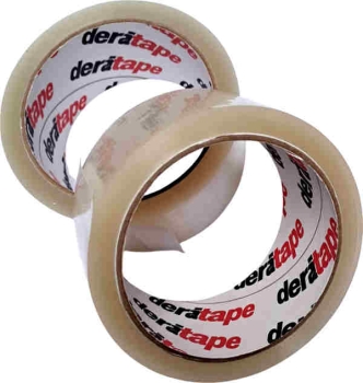 Taśma pakowa  DeraTape akryl 100% 54m transparent 36 rol. Dostawa gratis za każde 6 kartonów.