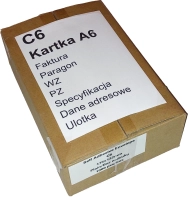 Przylgi C6/Zestaw 4000szt.  Wysyłka Gratis