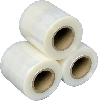 Folia stretch mini rap, transparent 100 mm 250 g.  30szt. fi 50